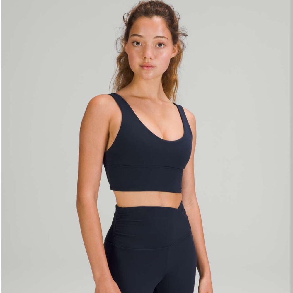 Lululemon Align Reversible Bra True Navy / Diamond Dye Lunar Rock True Navy Sz 8